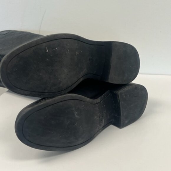 GUCCI GG Embossed leather riding boots us 7/ EU 37 - Picture 8 of 10